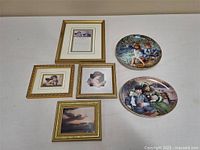 All framed prints and plates overview