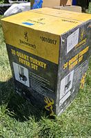 Factory-sealed Browning 30 Quart Turkey Fryer Set box front