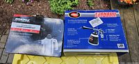 Simoniz Platinum steam cleaner kit box beside Autosol Tornado cleaner box