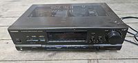Front view of Technics SA-GX170 receiver showing controls and display