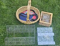 All items laid out showing composition of lot