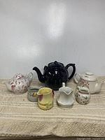 Group shot of all six ceramic pieces