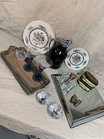 Group shot showing all items together for scale and completeness