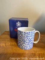 Spode Penny Lane mug front with box