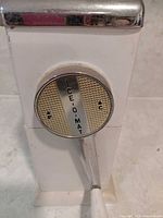 Front view showing ICE-O-MAT dial and chrome lever