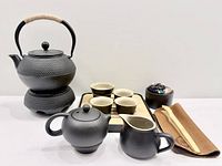 Full tea set components displayed