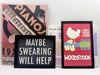 Group shot of all four wall art pieces