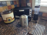 All four countertop appliances grouped together