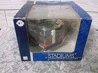 Box showing Stadiums Limited Edition Collectible Fenway Park model