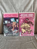 Both Atomic Robo issue #3 comics side by side, bagged and boarded