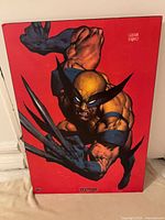 Full view of unframed Wolverine poster