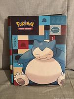 Front cover of Snorlax Pokémon TCG binder