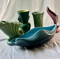 Group shot of five Beauceware pieces