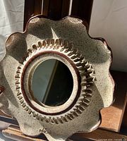 Front view showing entire mirror and frame