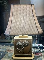 Lamp with shade showing overall appearance