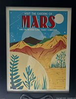 Full framed poster showing artwork and frame