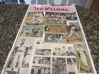 Full view of poster laid flat showing entire collage and title header