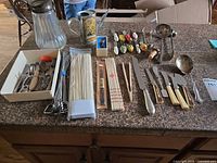All items laid out on countertop