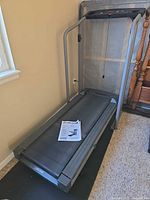 Full view of ProForm treadmill on equipment mat