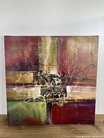 Front view of entire abstract painting