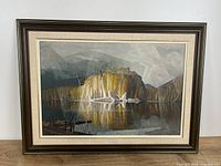 Front view of framed Casson print