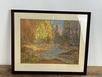 Full view of framed artwork