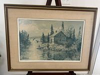 Full view of framed Keirstead print