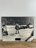 Front view of mounted photograph showing full image and mount