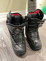 Front view showing Boa dial, cables, toe logos