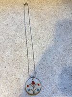 Full view of chain with pendant