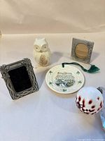 Group shot of all five miniature collectibles