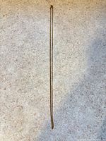 Full view of entire gold-filled chain necklace