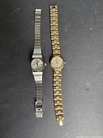 Both wristwatches side by side showing overall appearance