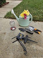 All items grouped on pavement