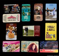 Overview of all twelve cards laid out