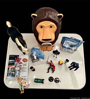 All items overview on tray