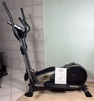 Full side view of Sunny SF-E3912 elliptical trainer
