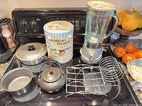 Group shot of all items on stovetop