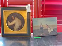 Both paintings side by side for scale and overview