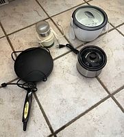 Group shot of rice cooker, crepe maker, slow cooker, coffee grinder