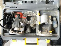 Both routers and case interior overview