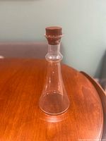 Full view of carafe with stopper in place