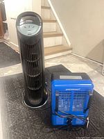 Honeywell air purifier and Mastercraft heater side by side