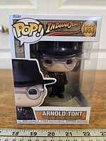 Front view of boxed Funko Pop showing figure and branding