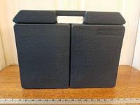 Closed plastic Mastercraft case front view