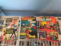 Front covers of all three comics in lot