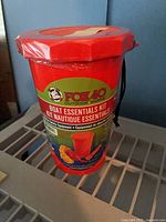 Front view of sealed Fox 40 Boat Essentials Kit showing branding and container