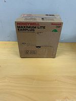 Front of Honeywell Maximum Lite Earplug box showing branding and model information