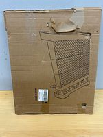 Front view of boxed LIYIVNAA adjustable shelf