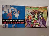 Front covers of both LPs